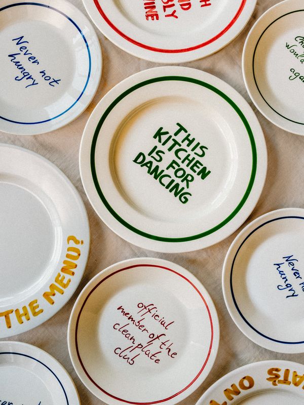 'Official member of the clean plate club' bord