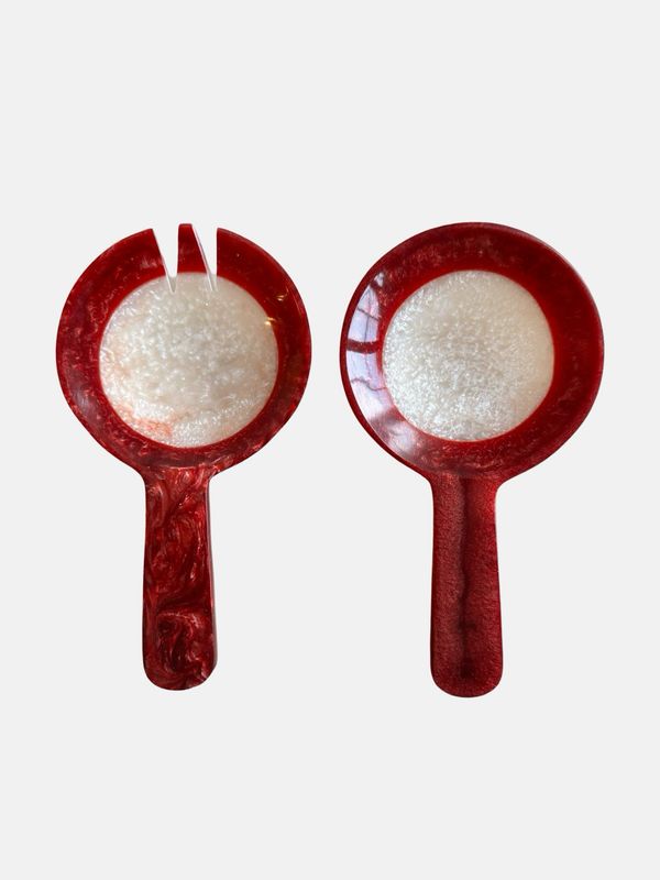 Mixing Hands Bordeauxrood