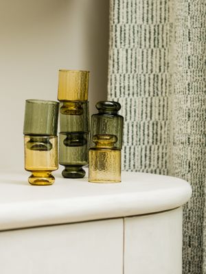 Set van 6 glazen Lunelle - groen