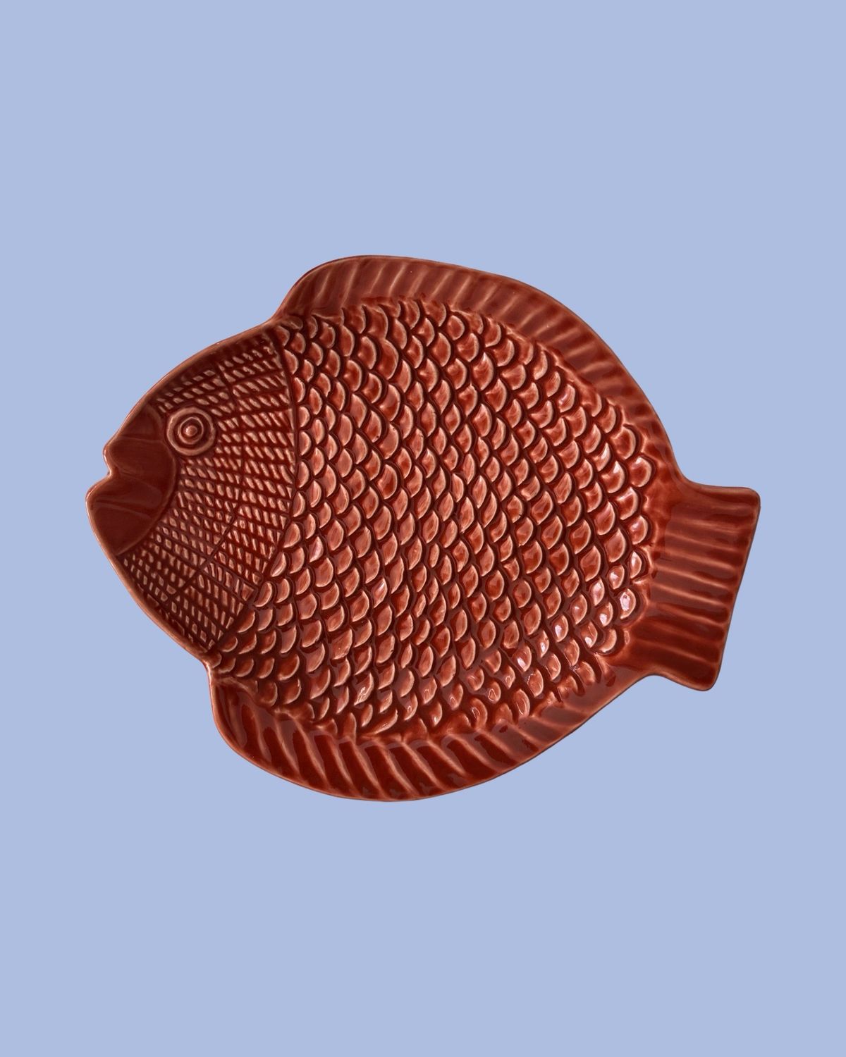 Visbord in terracotta
