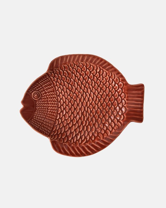 Visbord in terracotta