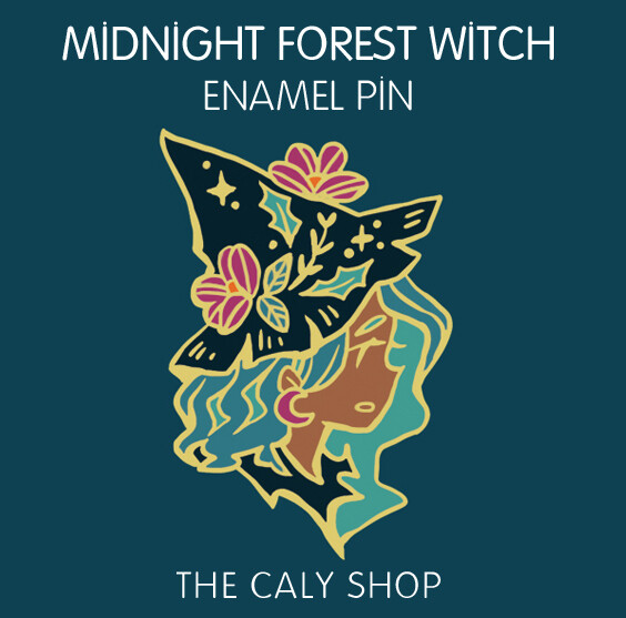 Enamel Pin • Midnight Witch