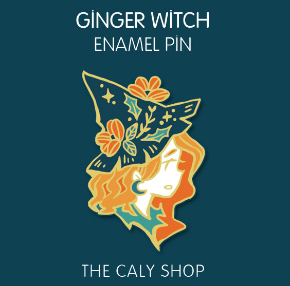 Enamel Pin • Ginger Witch