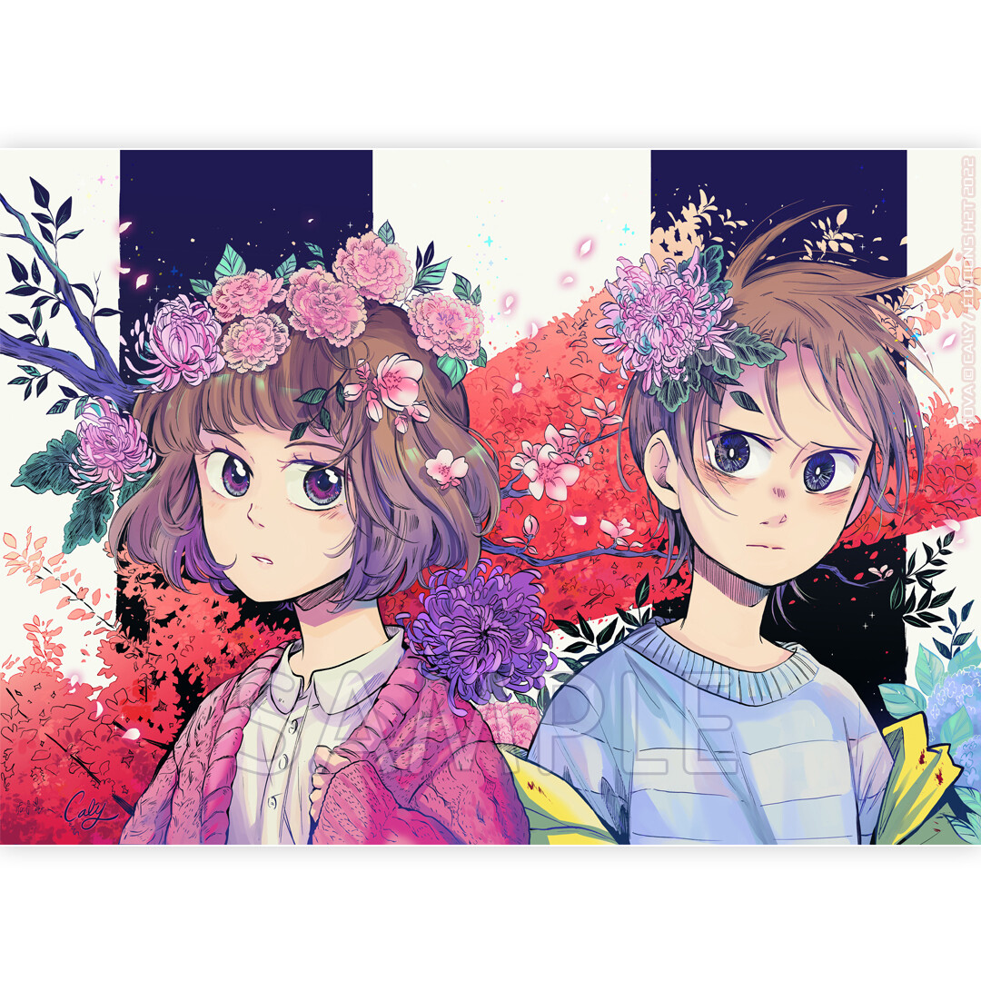Carte illustrée • Chrysanthème