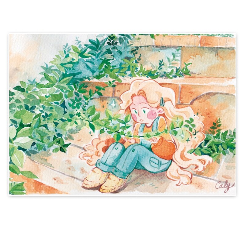 Carte illustrée • Tige