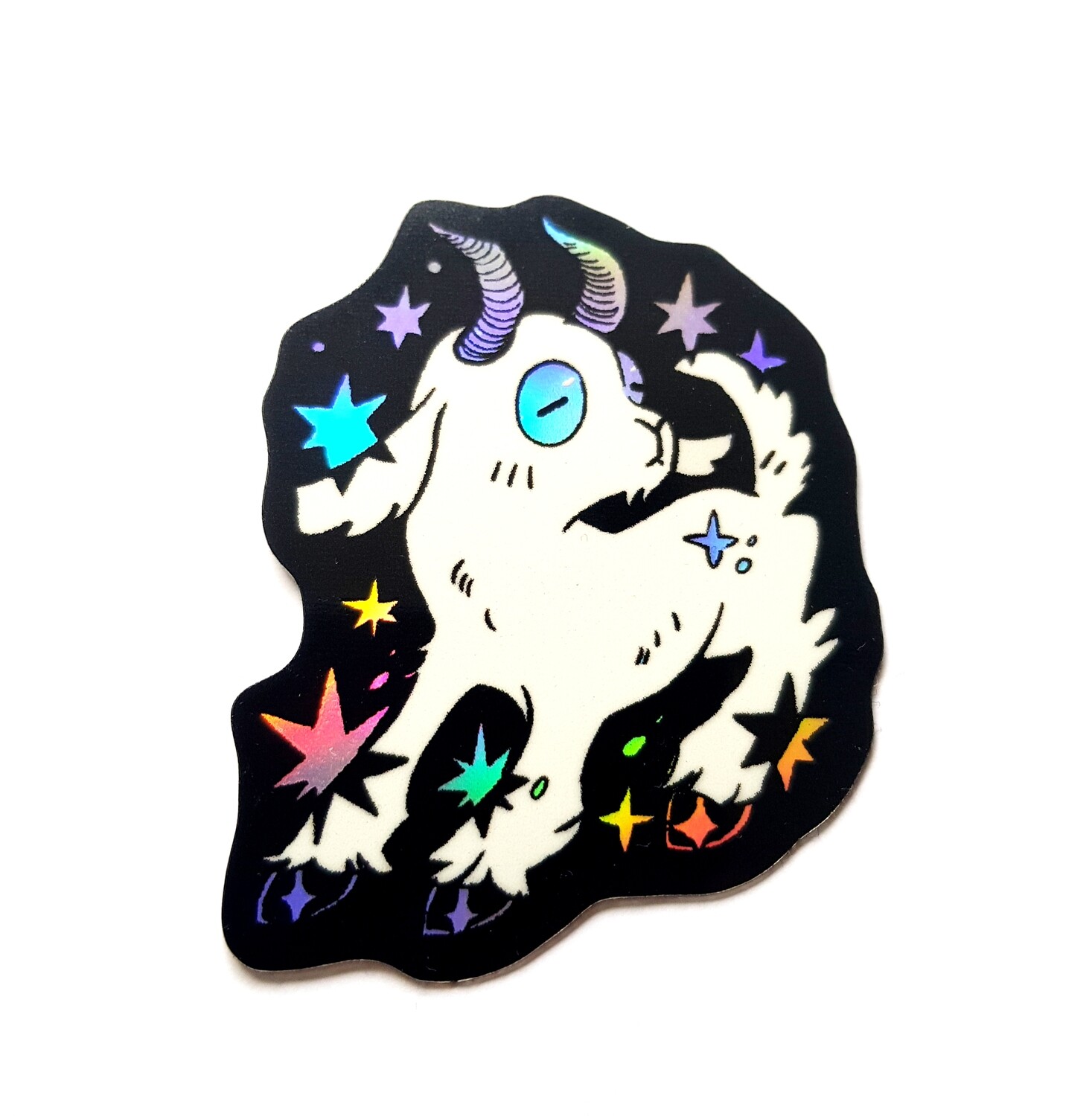 Sticker • Holographic Goat