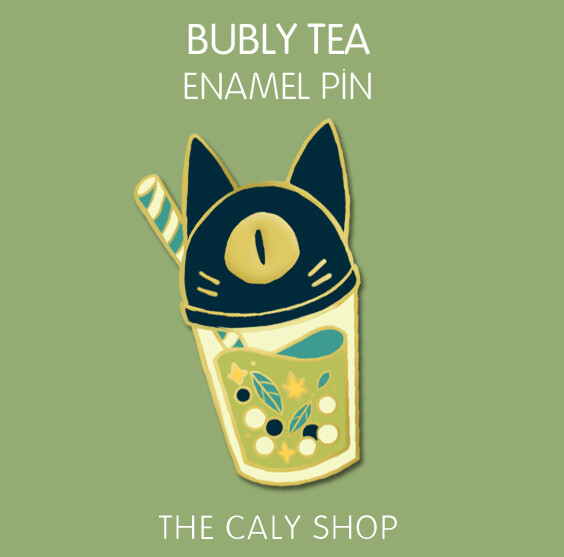 Enamel Pin • Bubly Tea