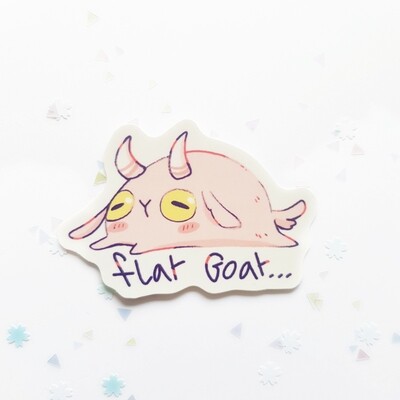 Sticker •  Flat Goat