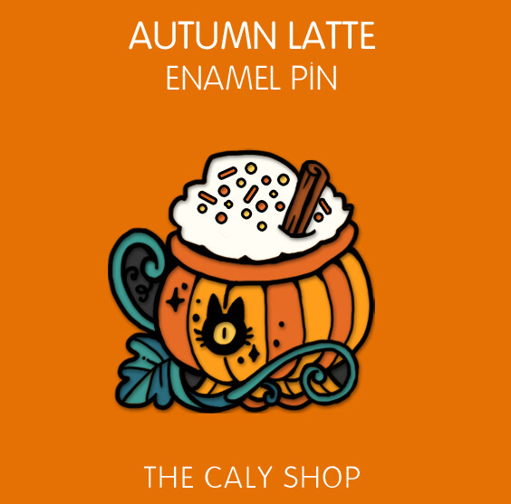 Enamel Pin • Pumpkin Latte