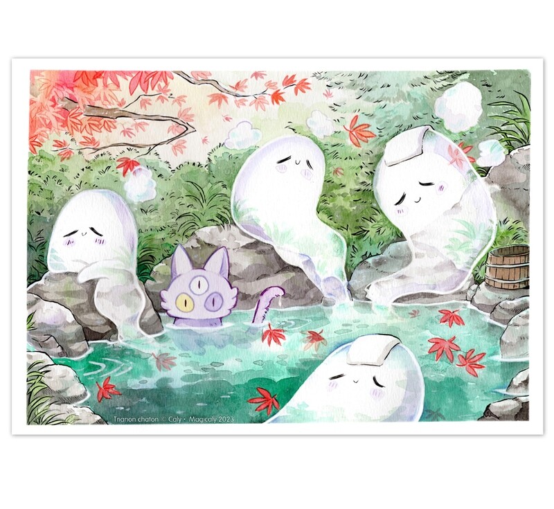 Carte illustrée • Onsen