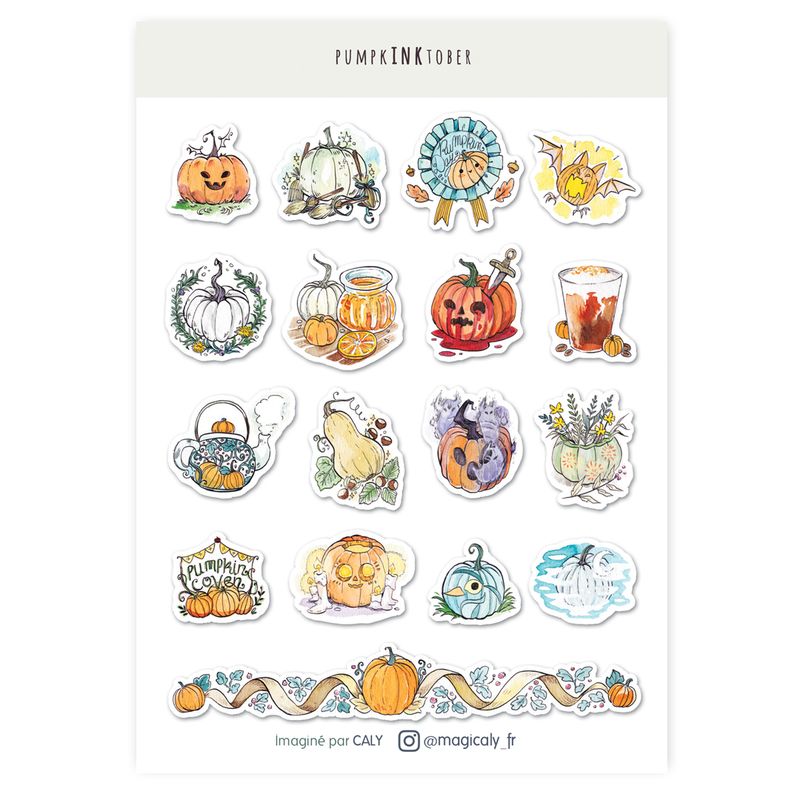 Feuille de Sticker • Pumpkins