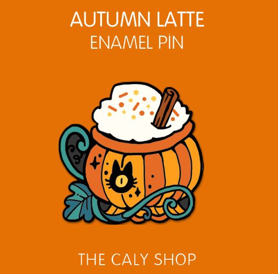 Enamel Pin • Pumpkin Latte