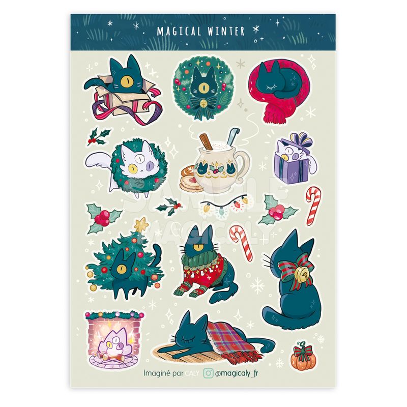 Feuille de Sticker • Winter
