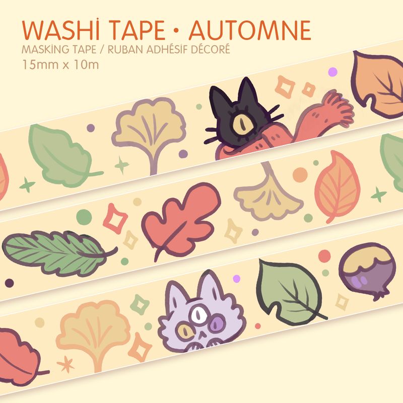 Washi Tape • Automne