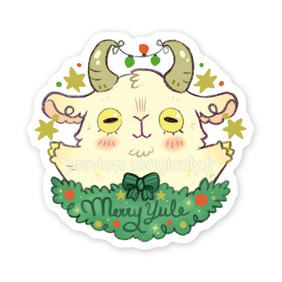 Sticker •  Merry Yule