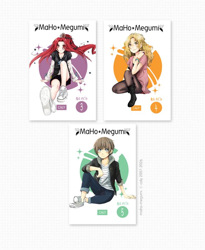 MaHo-Megumi • Tomes 3 à 5