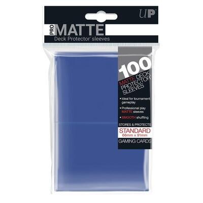 Ultra Pro Standard Sleeves 66mm x 91mm 100-Count Blue Matte