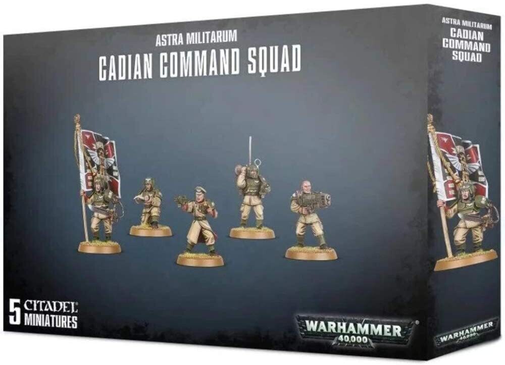 Warhammer 40k Astra Militarum Cadian Command Squad