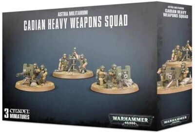 Warhammer 40k Astra Militarum Cadian Heavy Weapons Squad