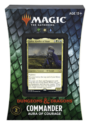 MTG Adventures in the Forgotten Realm Commander Aura of Courage