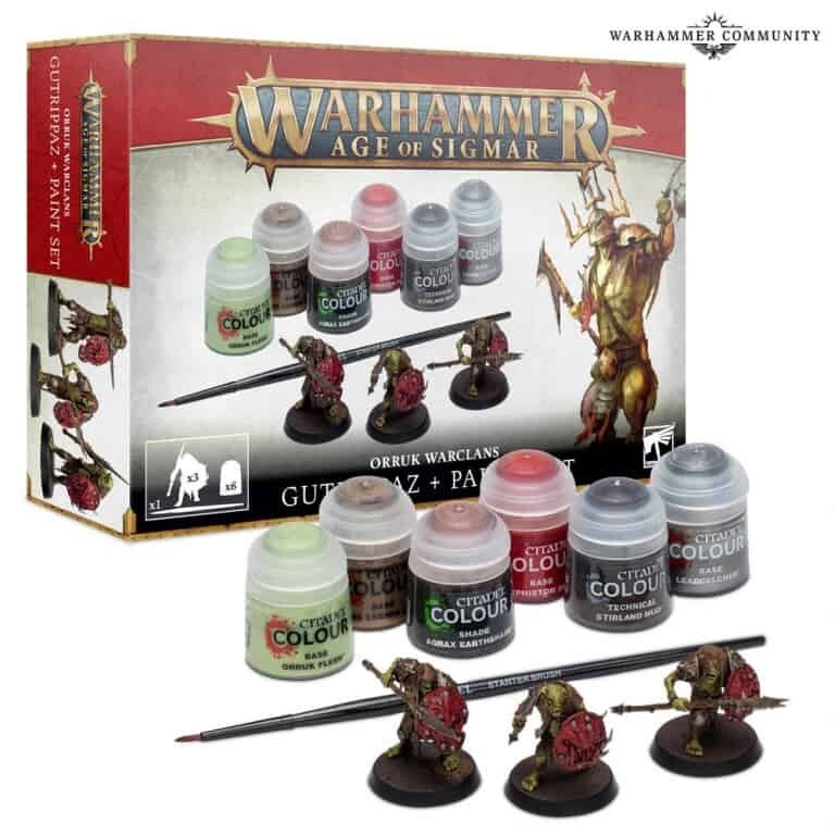 Warhammer AOS Gutrippaz + Paint Set