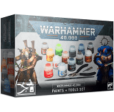Warhammer 40k Paints + Tools Set