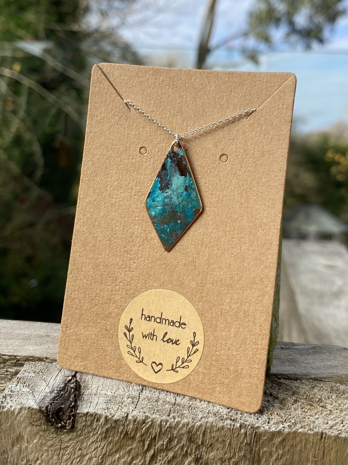 Diamond Copper Necklace