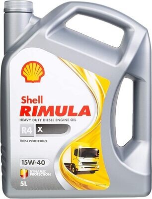 SHELL RIMULA R4X 15W40 5 LTS.
