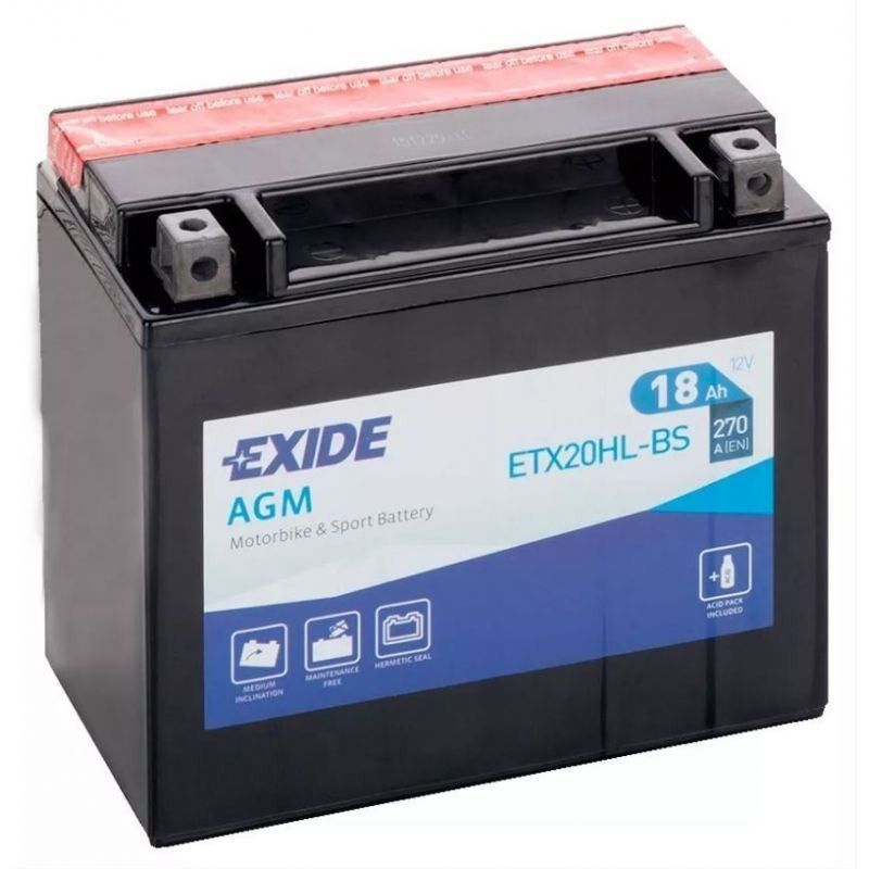 PACK DE 5 BATERIAS EXIDE ETX20HL-BS