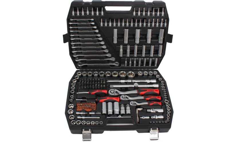 KIT BTP216 CON 216 HERRAMIENTAS EN MALETA DE PLÁSTICO