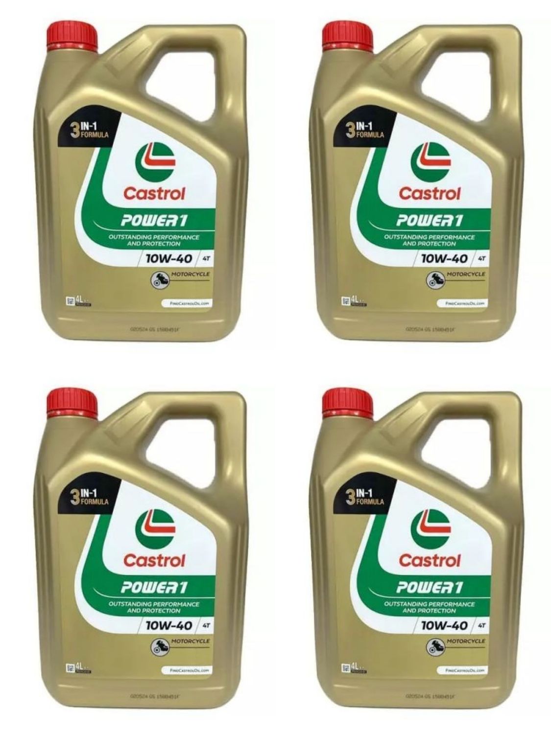 CASTROL POWER 1 4T 10W40 4X4 LTS.