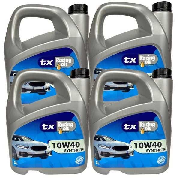PACK 4 LATAS 5L 10W40 TX Racing Oil