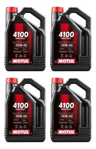 Pack de 4 latas Motul 4100 SYN-nergy SPEC 10W40 5L