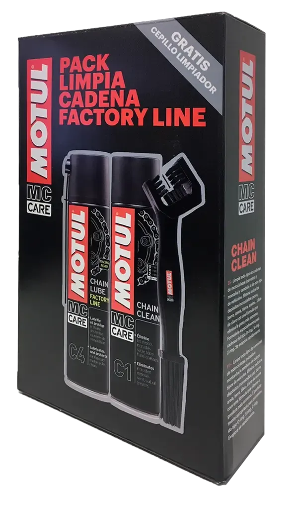 MOTUL PACK LIMPIA CADENA FACTORY LINE (C1+C4) MOTUL PACK LIMPIA CADENA FACTORY LINE (C1+C4)