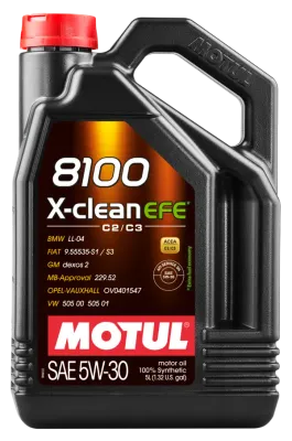 MOTUL 8100 X-CLEAN 5W30 EFE C2/C3 5L MOTUL 8100 X-CLEAN 5W30 EFE C2/C3 5L