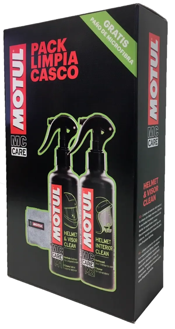 MOTUL PACK LIMPIA CASCOS (M1 + M2)