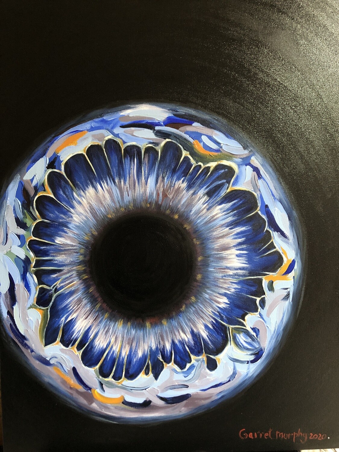 "Iris" Oil on Canvas 40X30inch