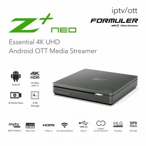 Formuler Z+NEO 4K Media Streaming Box