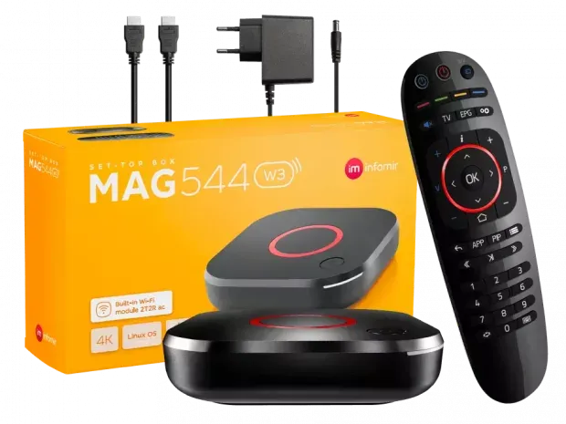 MAG544W3 UHD set-top box with 4K support