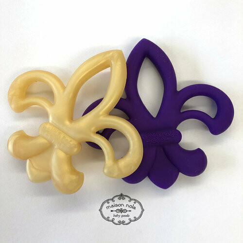 Fleur de Lis Teethers