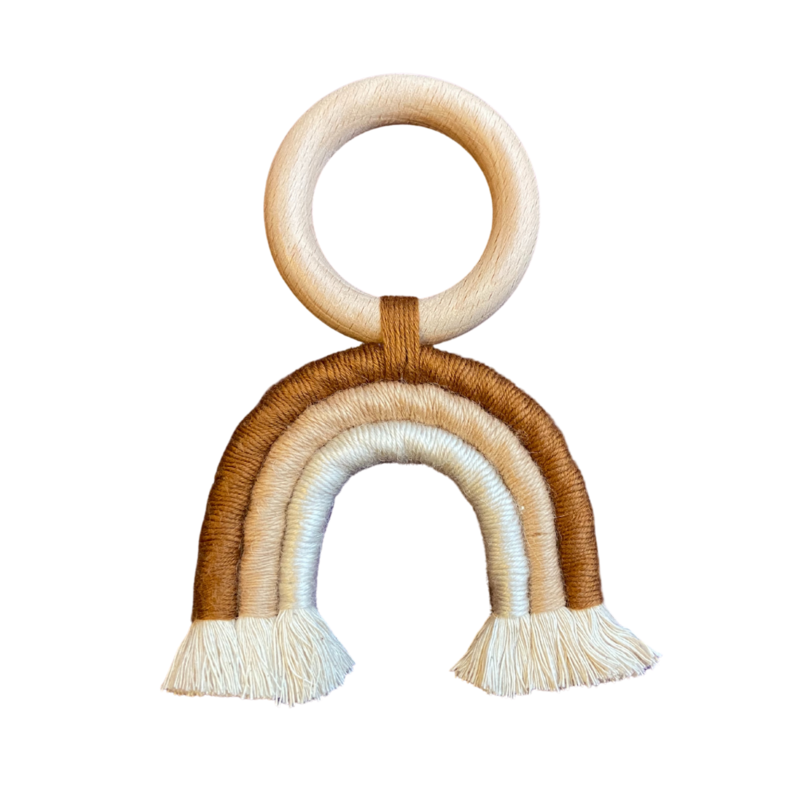 Macramé Rainbow Teether