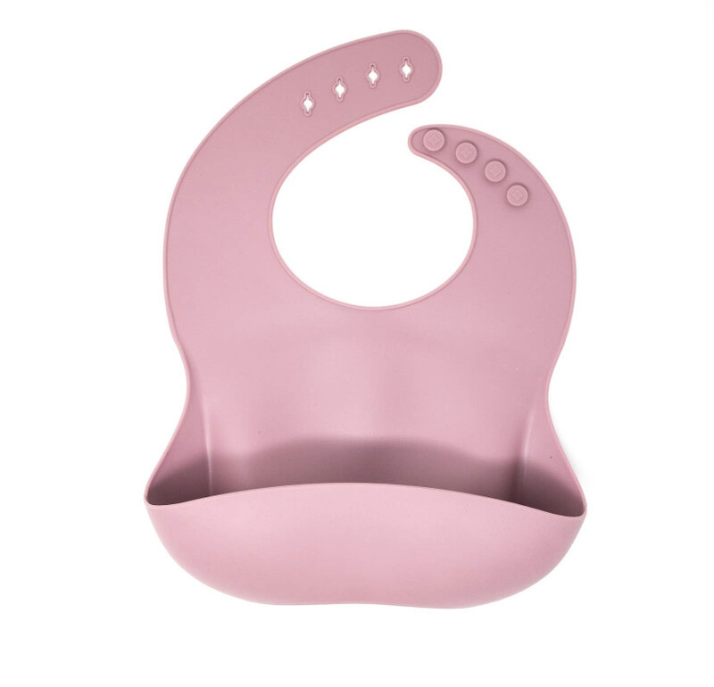 Silicone Bib - Mauve
