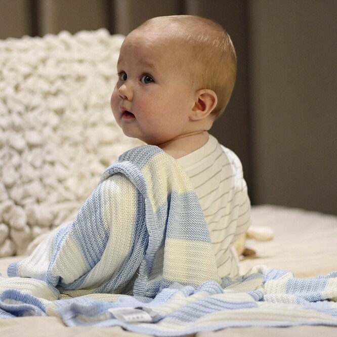 Knitted Pram Blanket