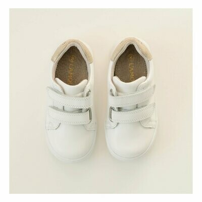 650 - Velcro Sneaker - White