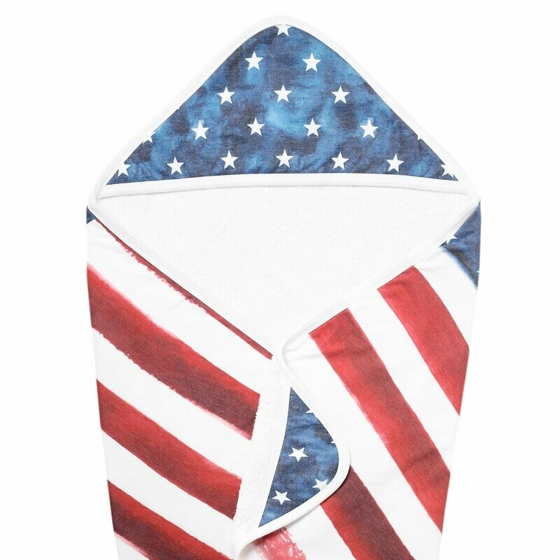 Patriot Knit Hooded Towel