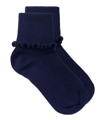 Ripple Edge Cuff Sock - 2211