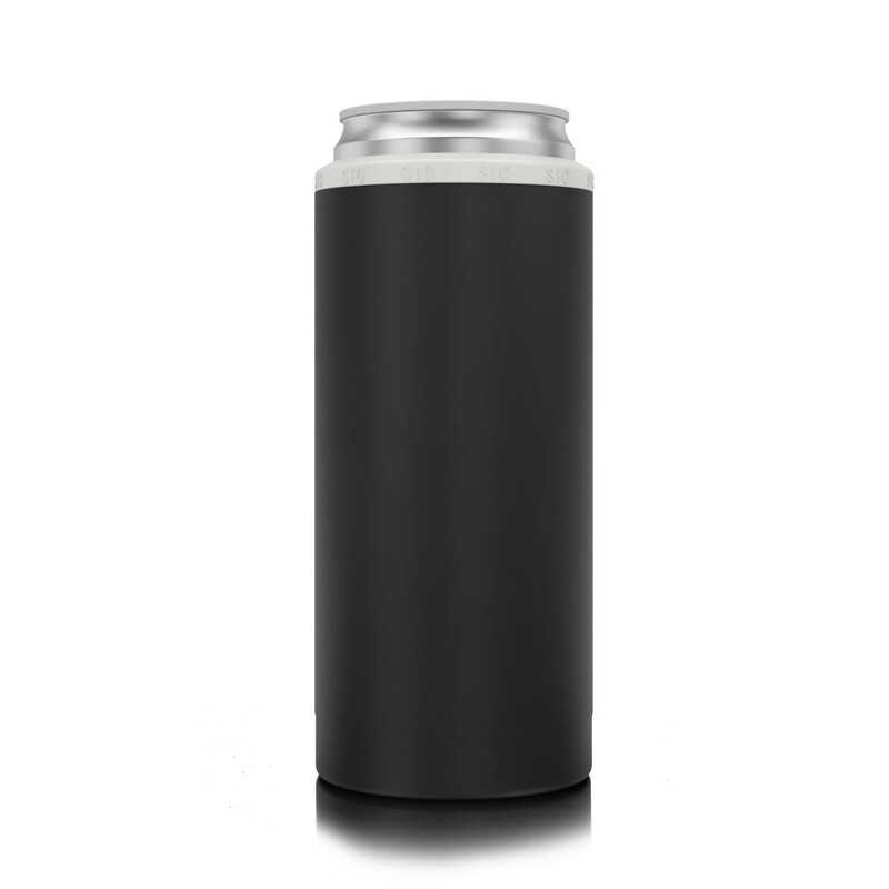 Slim Can Cooler Matte Black