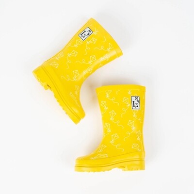 Kite Yellow Rain Boot 