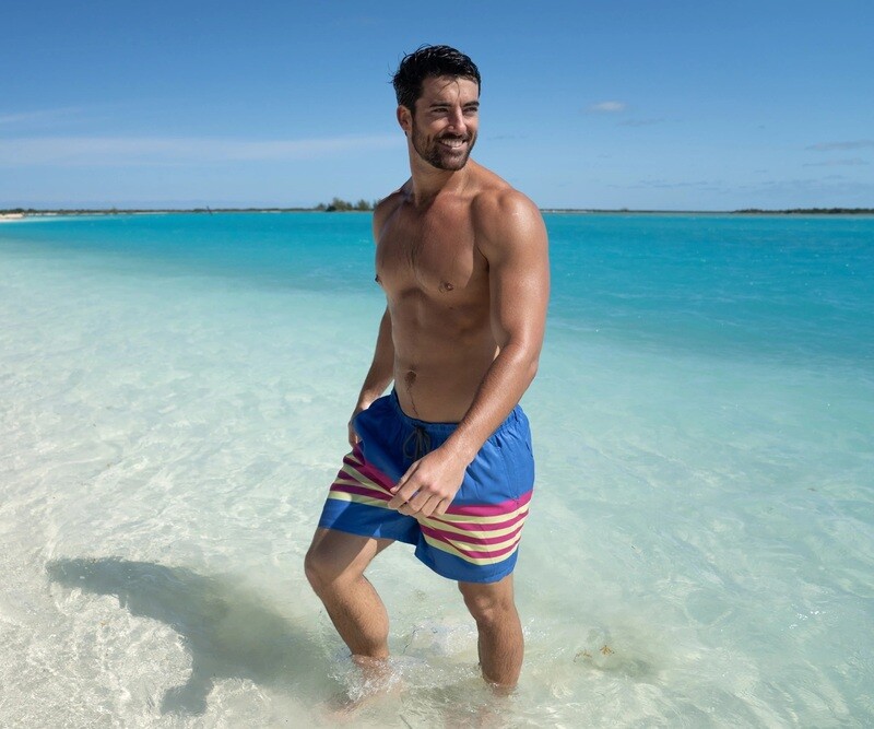 Harbor Trunk- Barcelona Lines Royal &amp; Pink