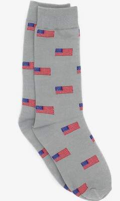 LD Lucky Duck Socks - American Flag